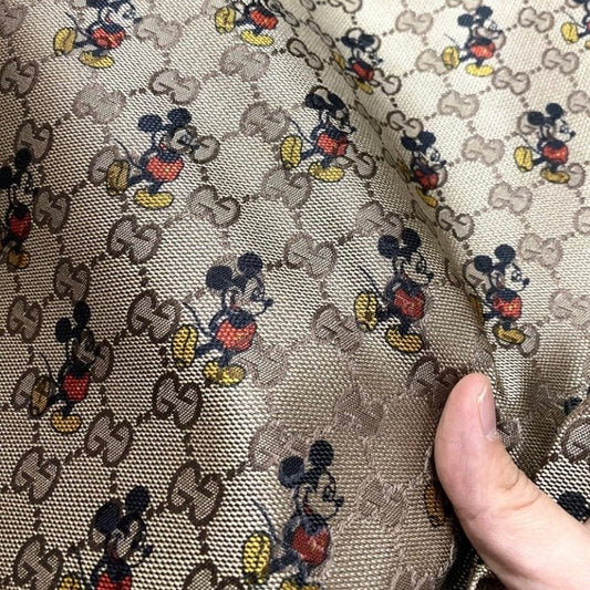 Designer Mickey GG Denim 1 Yard