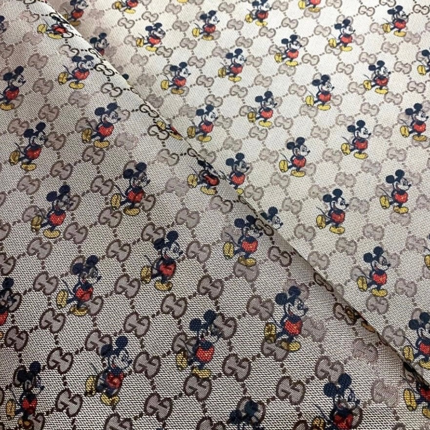 Designer Mickey GG Denim 1 Yard