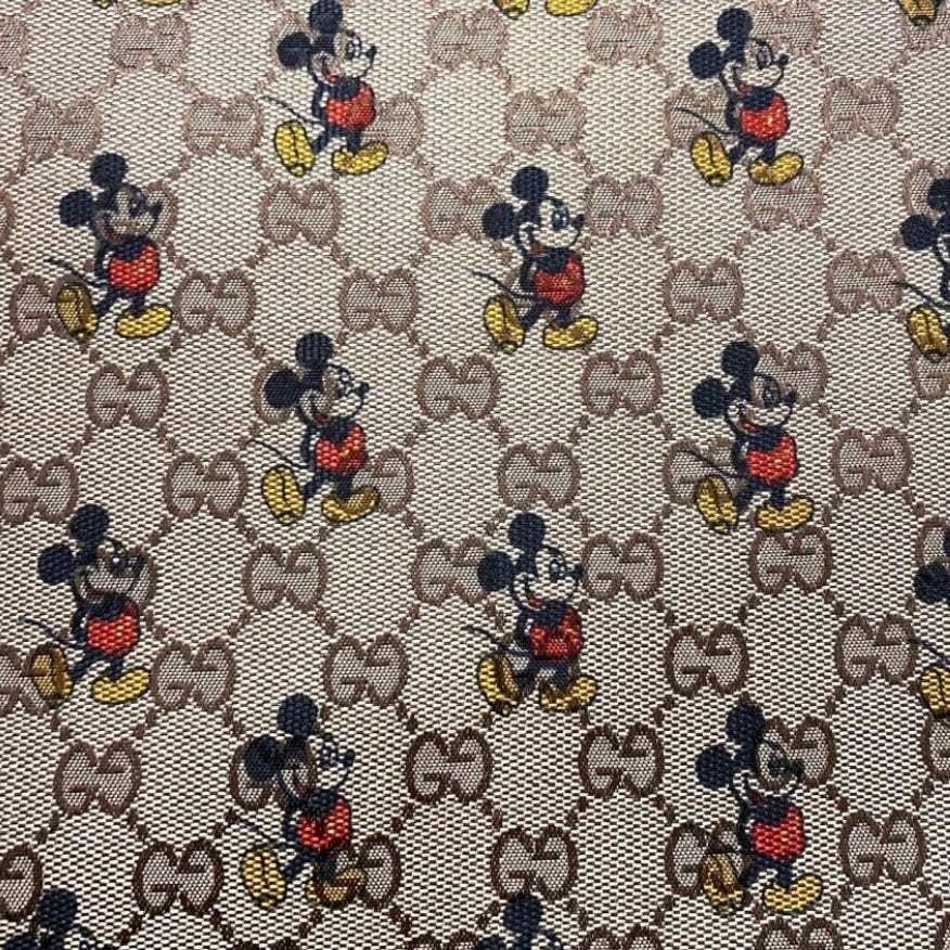 Designer Mickey GG Denim 1 Yard