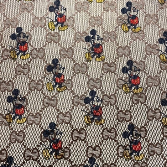 Designer Mickey GG Denim 1 Yard